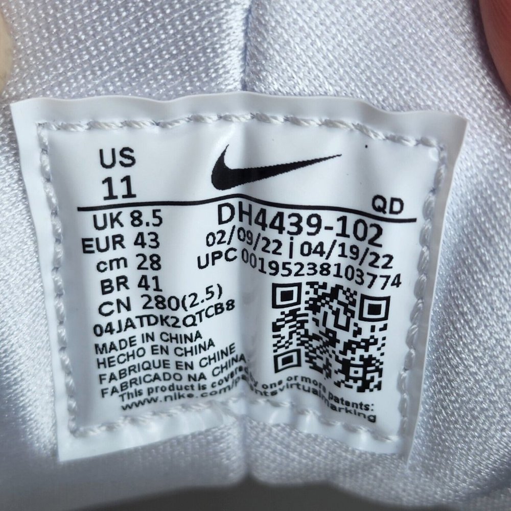 Nike Air Huarache Triple White Womens 11/ Mens 9.5 Sneakers Shoes Pure P… - Picture 10 of 10